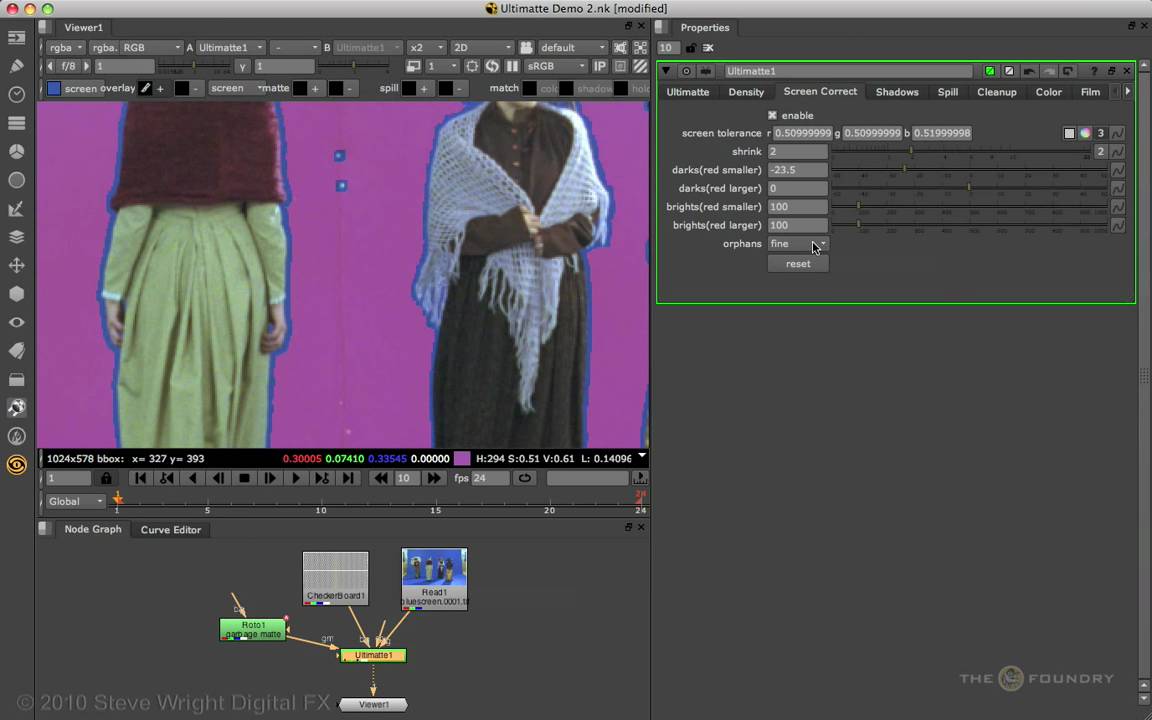 The Foundry’s Ultimatte Keyer Video Tutorial