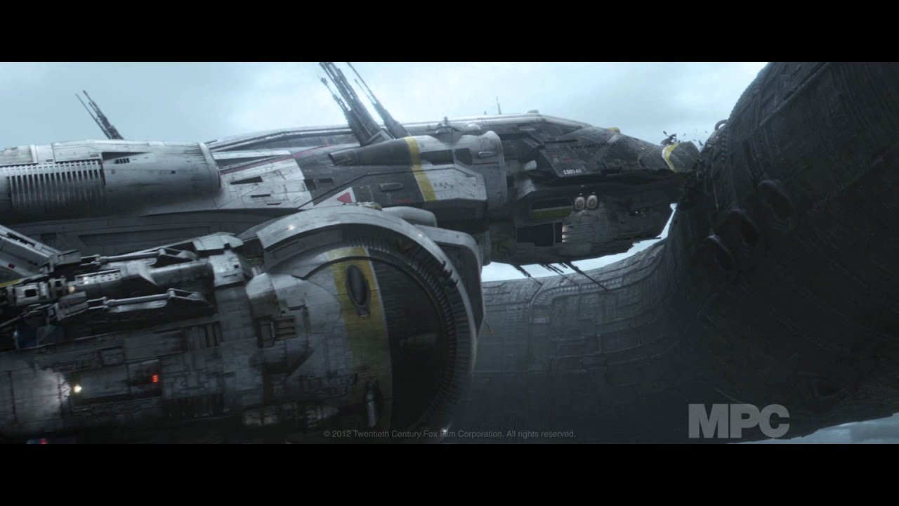 Prometheus Visual FX Compositing Breakdown Video