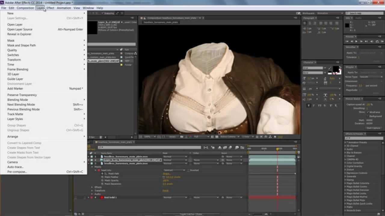 Tutorial: The Headless Horseman Visual FX